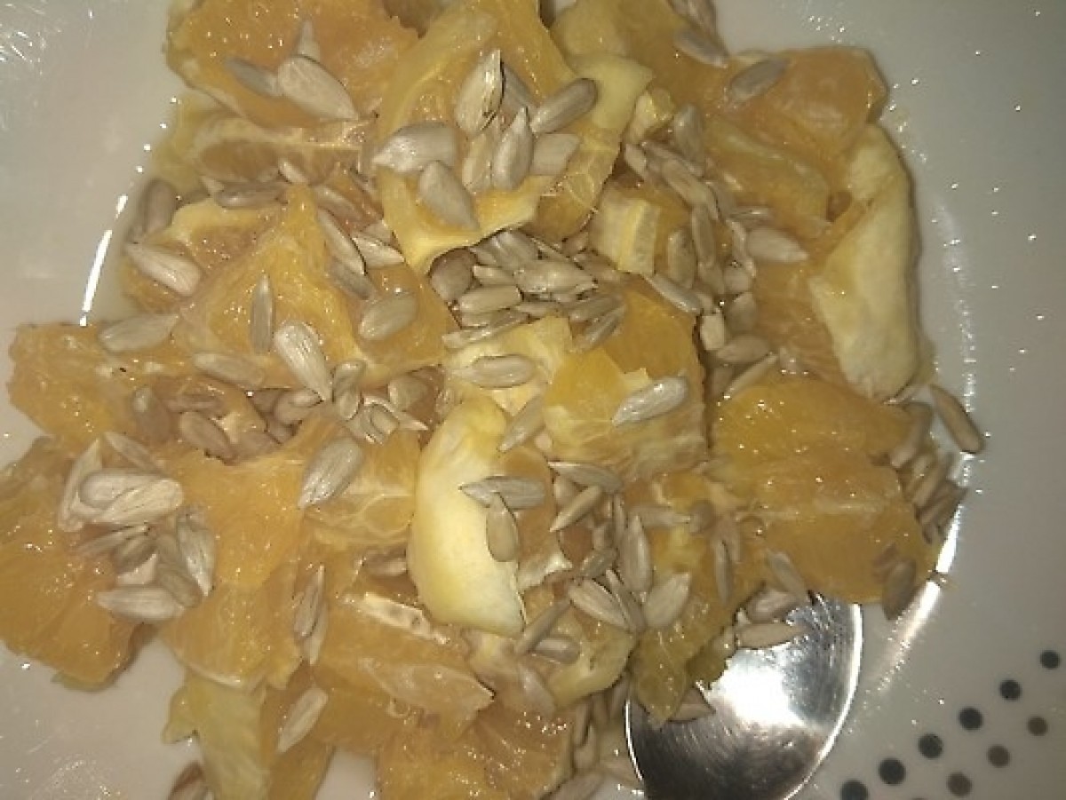 Przepis na Pomarańcza, nasiona słonecznika
