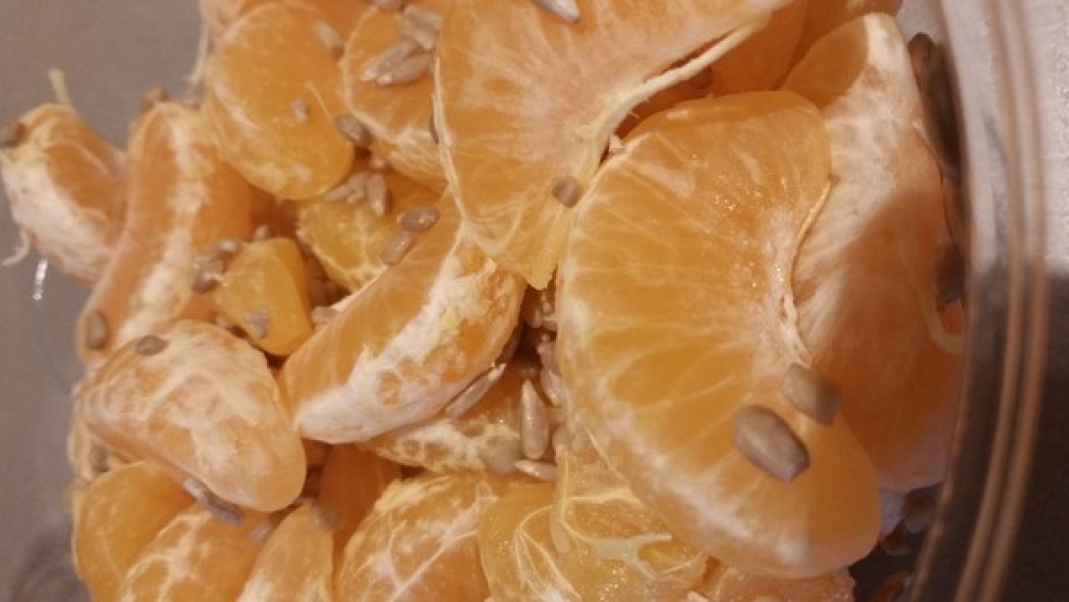 Przepis na Pomarańcza, nasiona słonecznika
