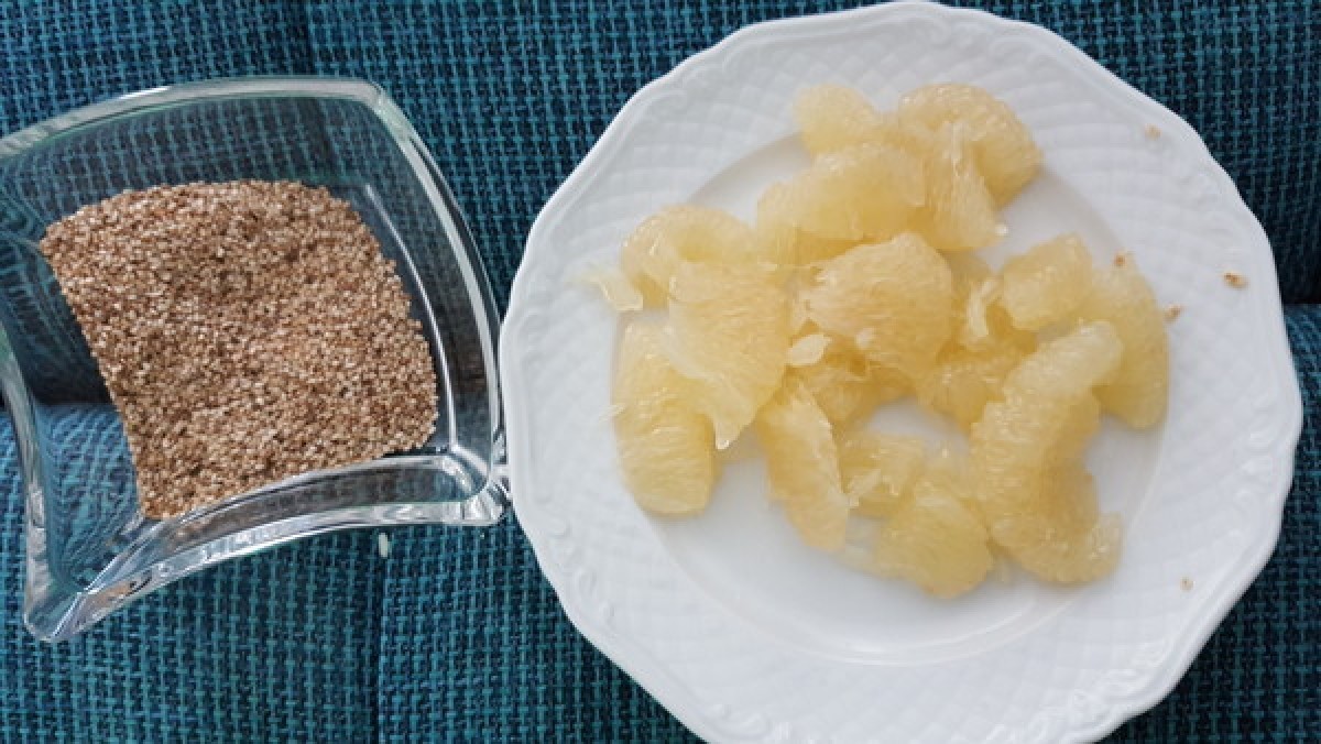 Przepis na Pomarańcza, nasiona słonecznika