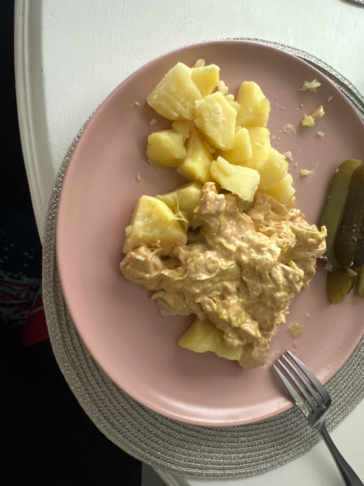 Przepis na Pierś z kurczaka z duszonym porem i puree ziemniaczanym