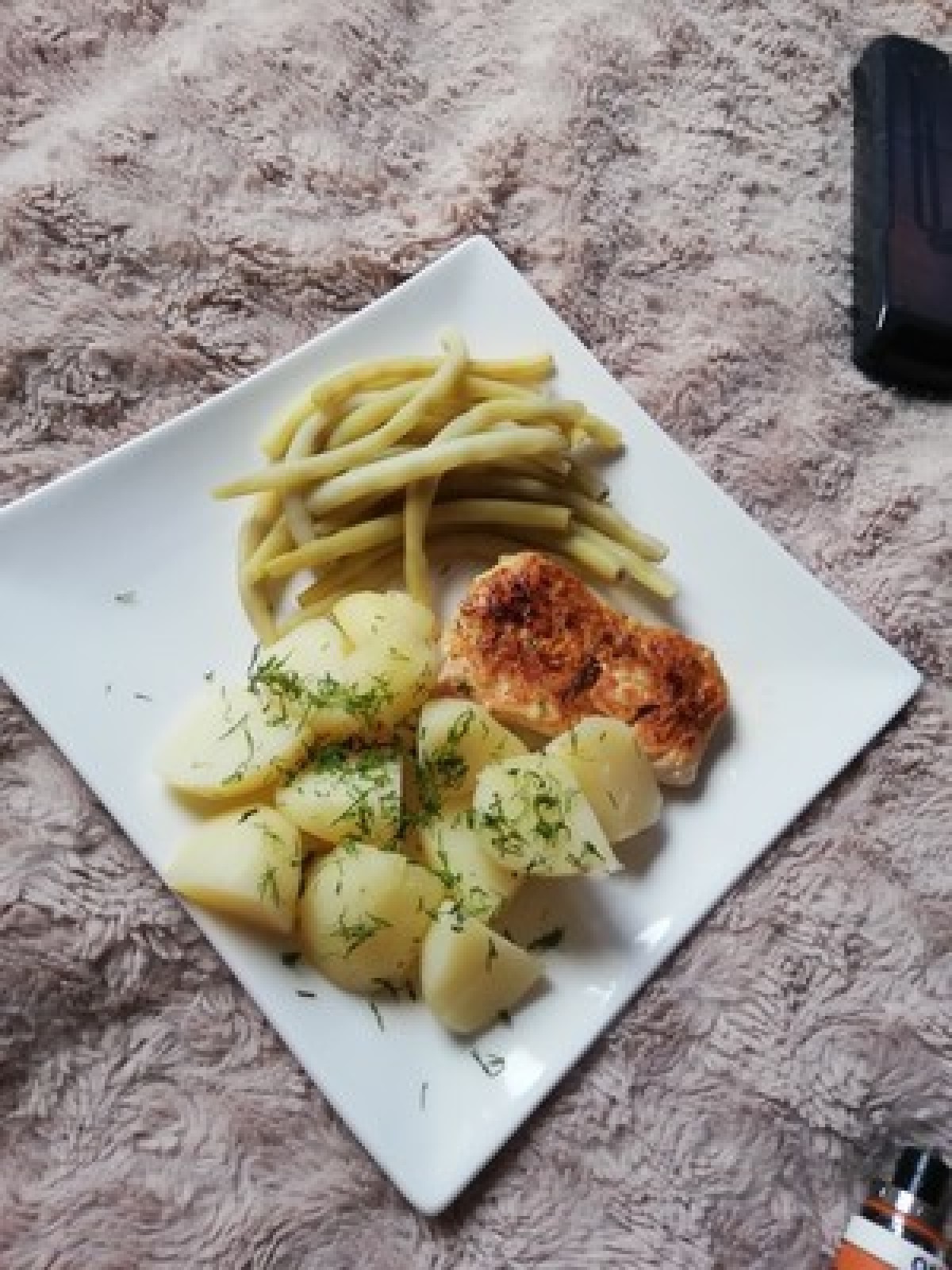 Przepis na Pierś z kurczaka z fasolą i ziemniakami