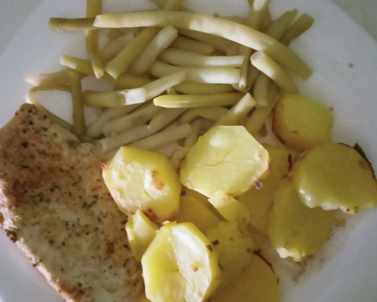 Przepis na Pierś z kurczaka z fasolą i ziemniakami