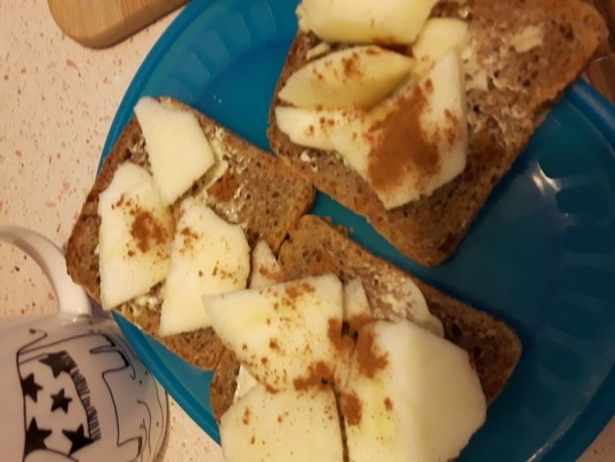 Przepis na Grzanki z jabłkami