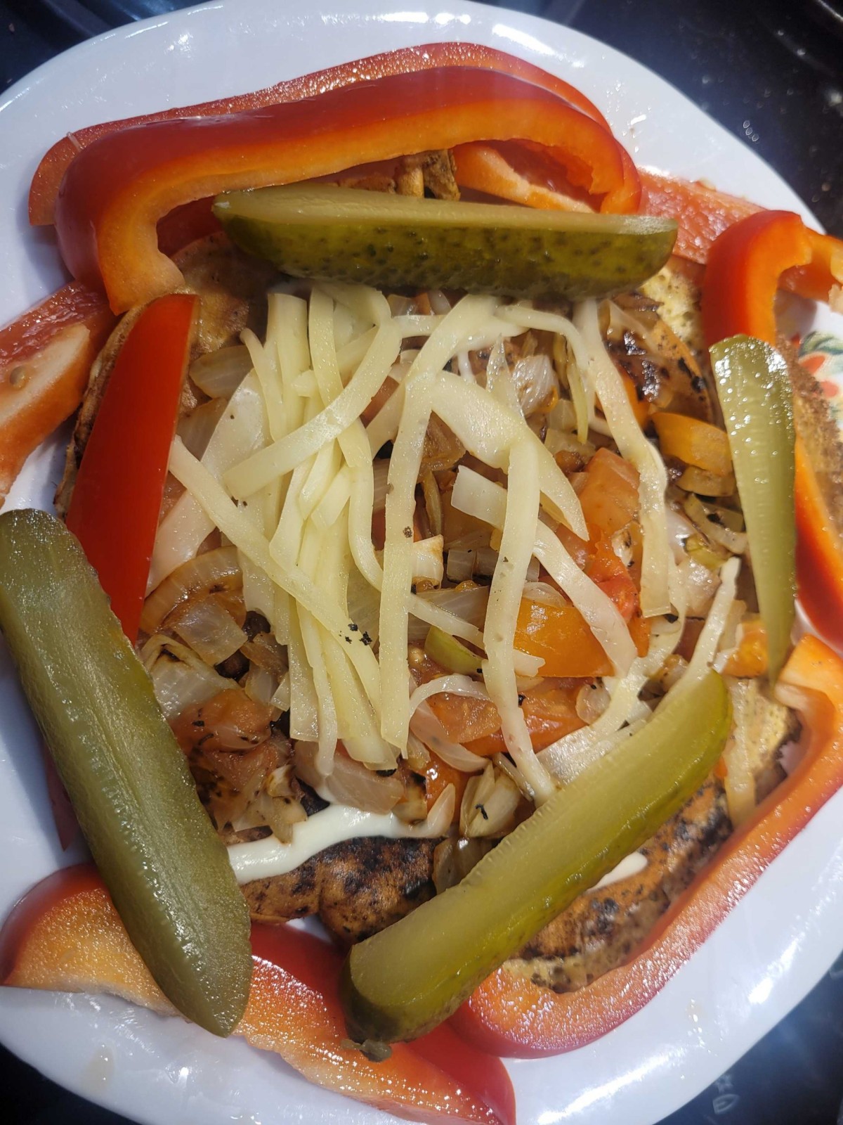 Przepis na Omlet z pomidorem i cebulą