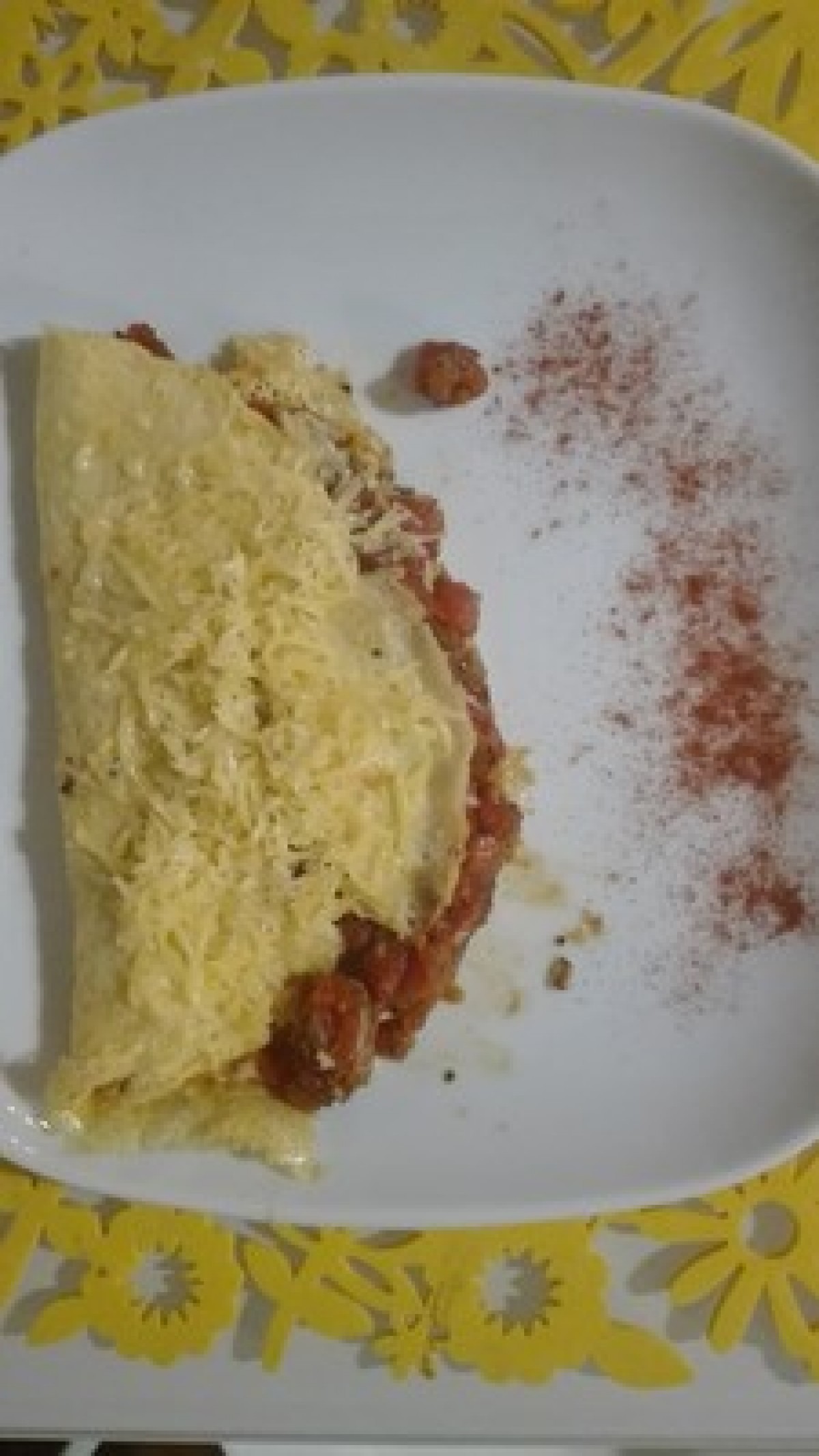 Przepis na Omlet z pomidorem i cebulą