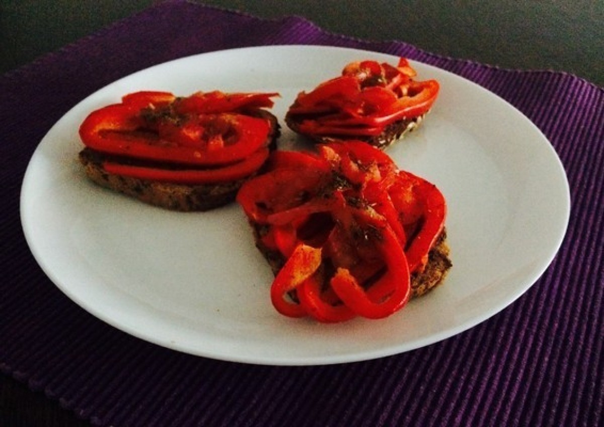 Przepis na Bruschetta z papryką