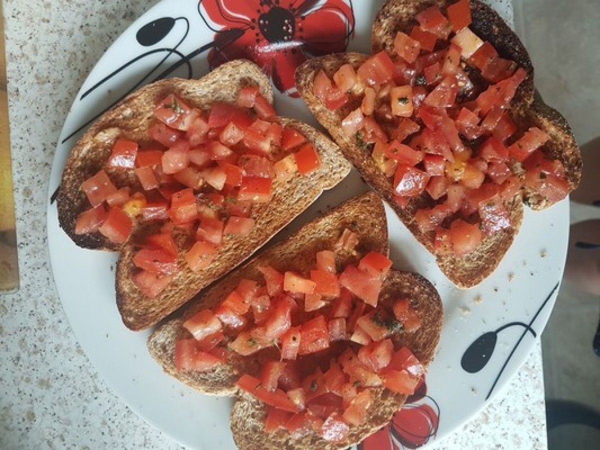 Przepis na Bruschetta z papryką