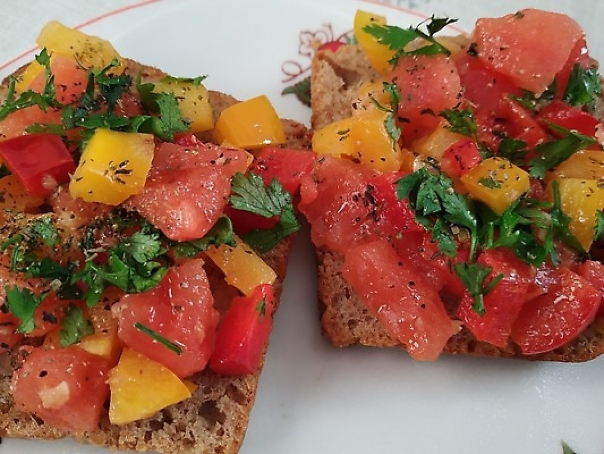 Przepis na Bruschetta z papryką