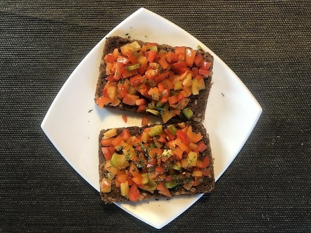 Przepis na Bruschetta z papryką