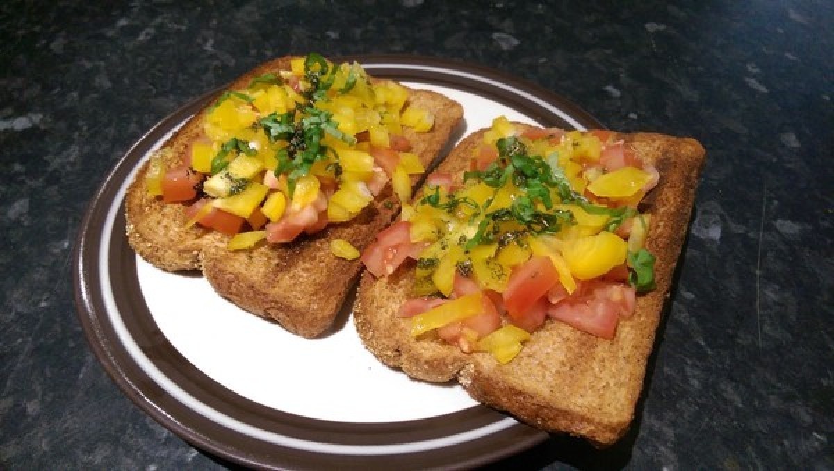 Przepis na Bruschetta z papryką