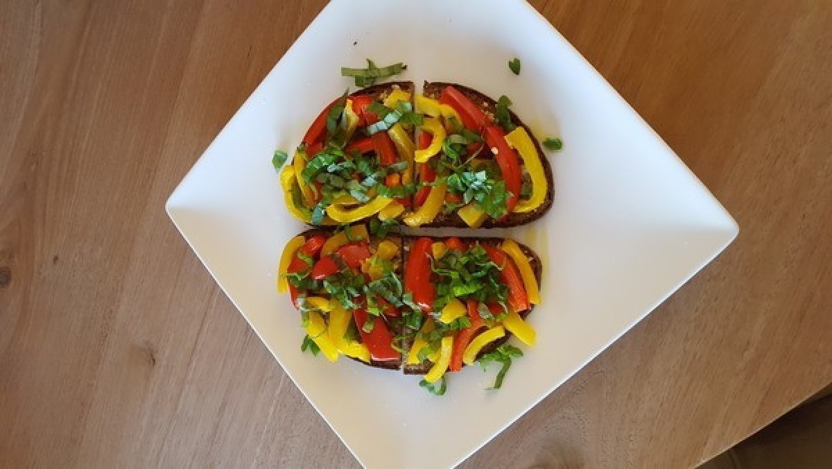 Przepis na Bruschetta z papryką