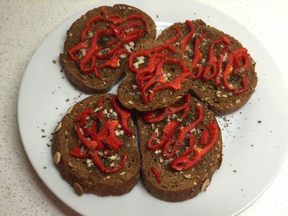Przepis na Bruschetta z papryką