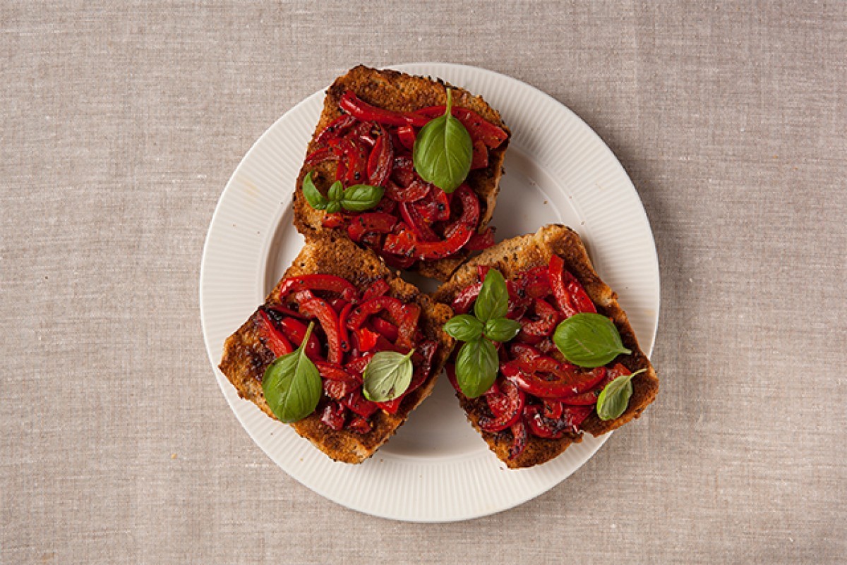 Przepis na Bruschetta z papryką