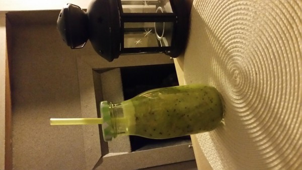Przepis na Sok z pomarańczy, kiwi i nasion