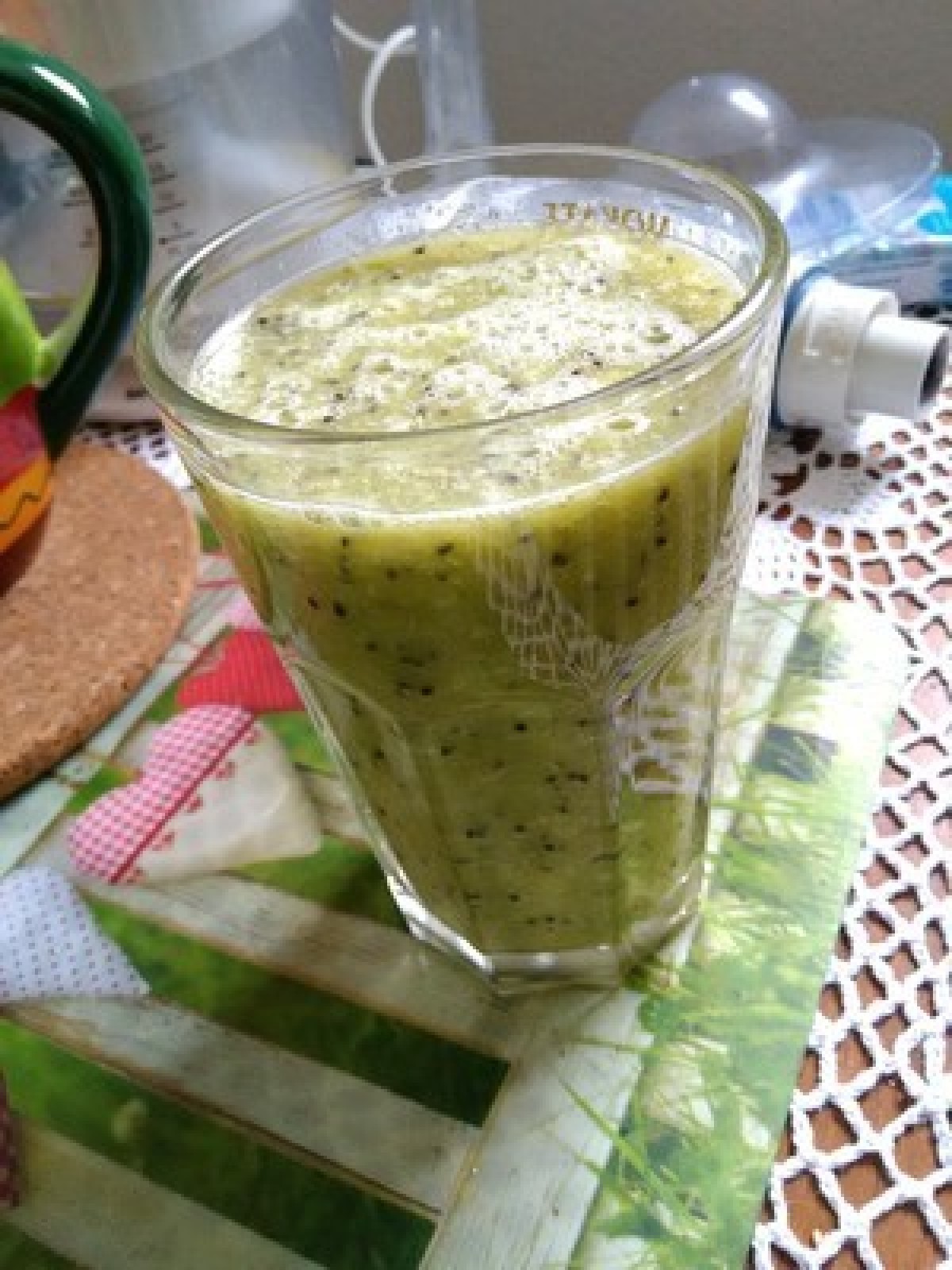 Przepis na Sok z pomarańczy, kiwi i nasion