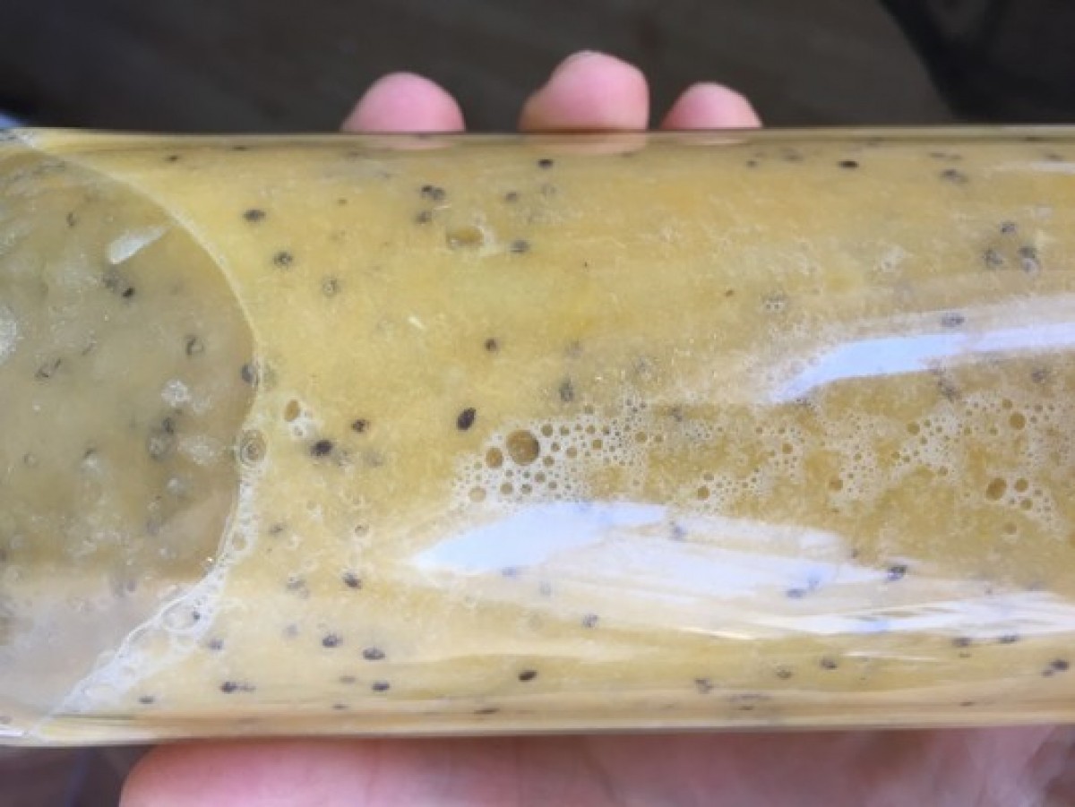 Przepis na Sok z pomarańczy, kiwi i nasion