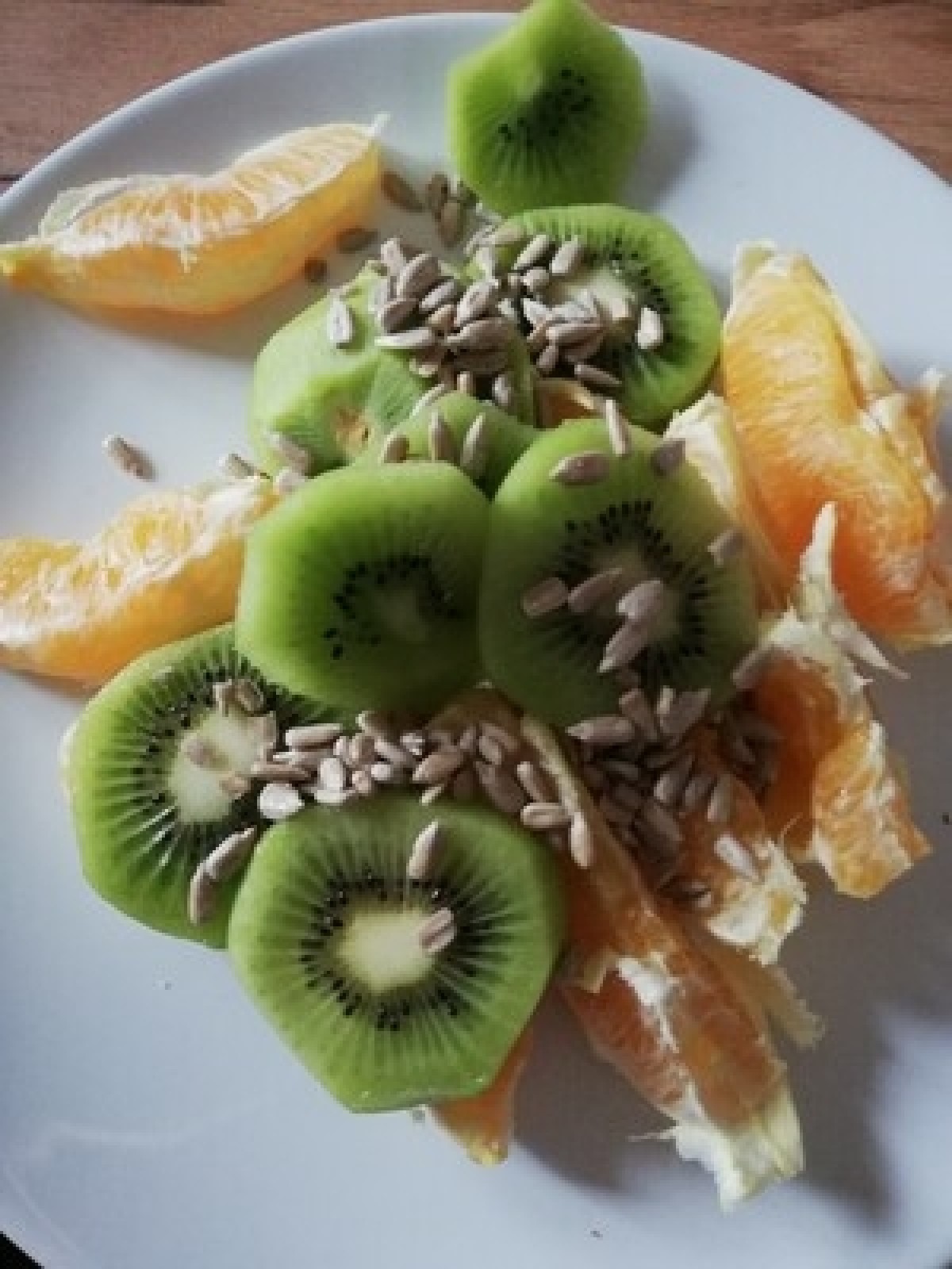 Przepis na Sok z pomarańczy, kiwi i nasion