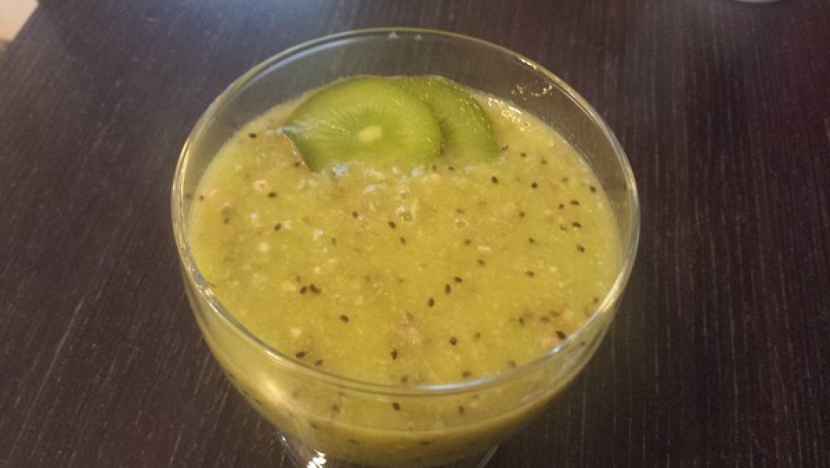 Przepis na Sok z pomarańczy, kiwi i nasion