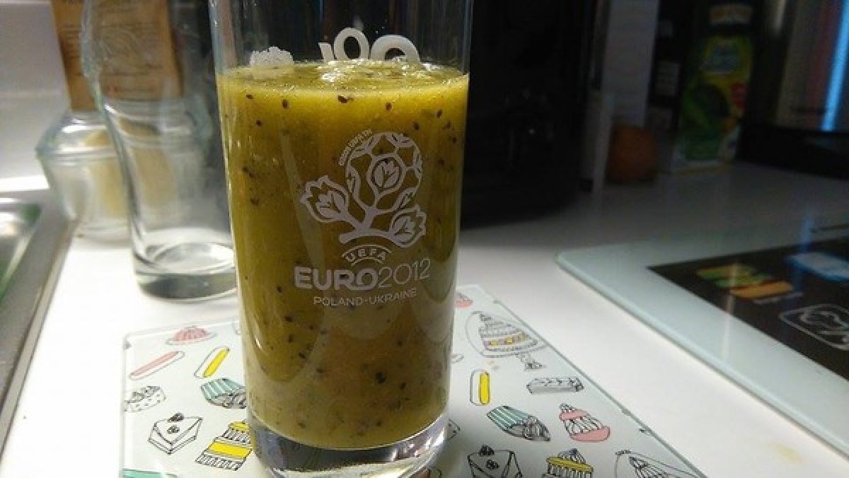 Przepis na Sok z pomarańczy, kiwi i nasion
