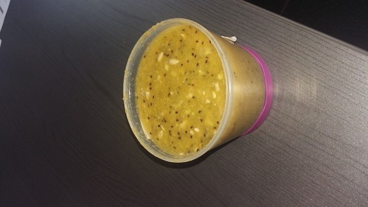 Przepis na Sok z pomarańczy, kiwi i nasion