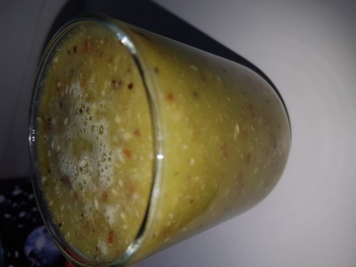Przepis na Sok z pomarańczy, kiwi i nasion