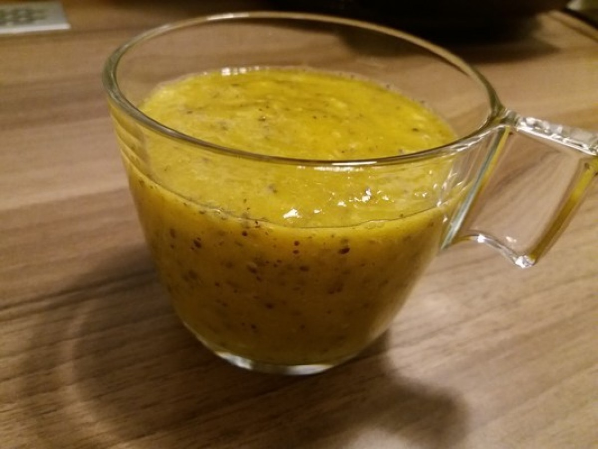 Przepis na Sok z pomarańczy, kiwi i nasion
