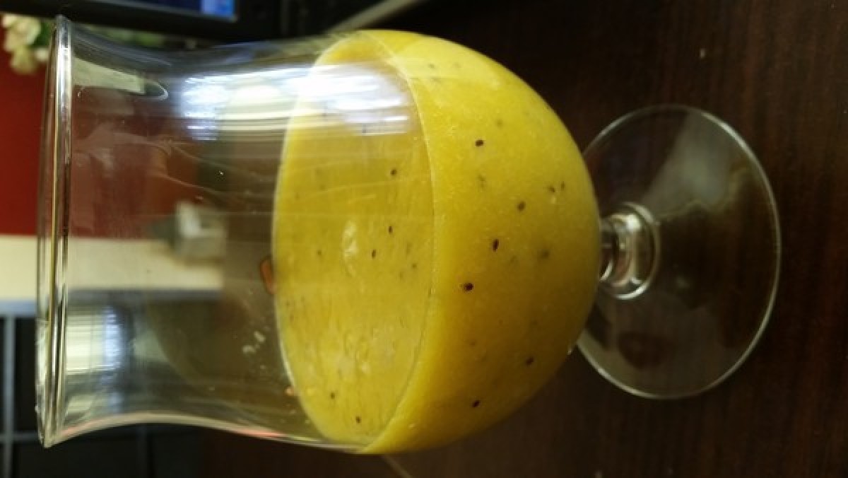 Przepis na Sok z pomarańczy, kiwi i nasion