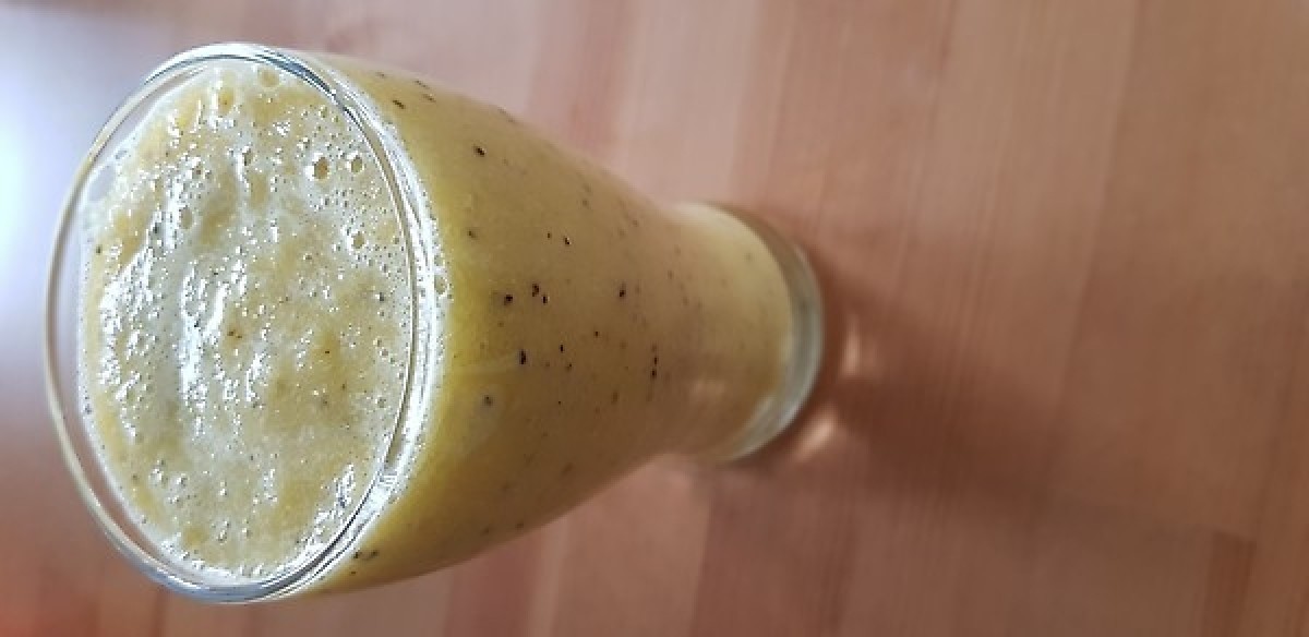 Przepis na Sok z pomarańczy, kiwi i nasion
