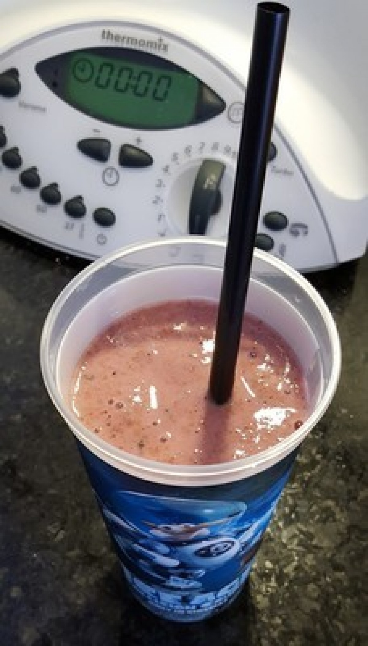Przepis na Krem bananowo-truskawkowy