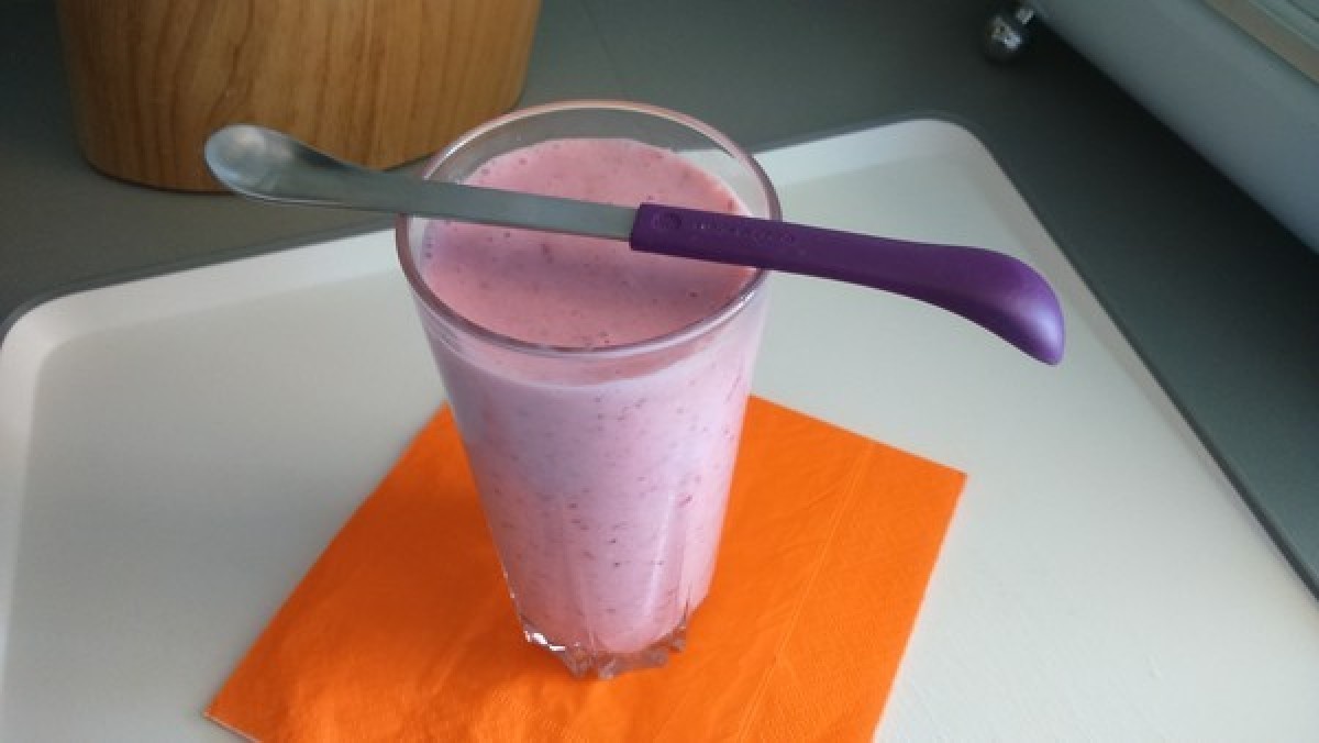 Przepis na Krem bananowo-truskawkowy