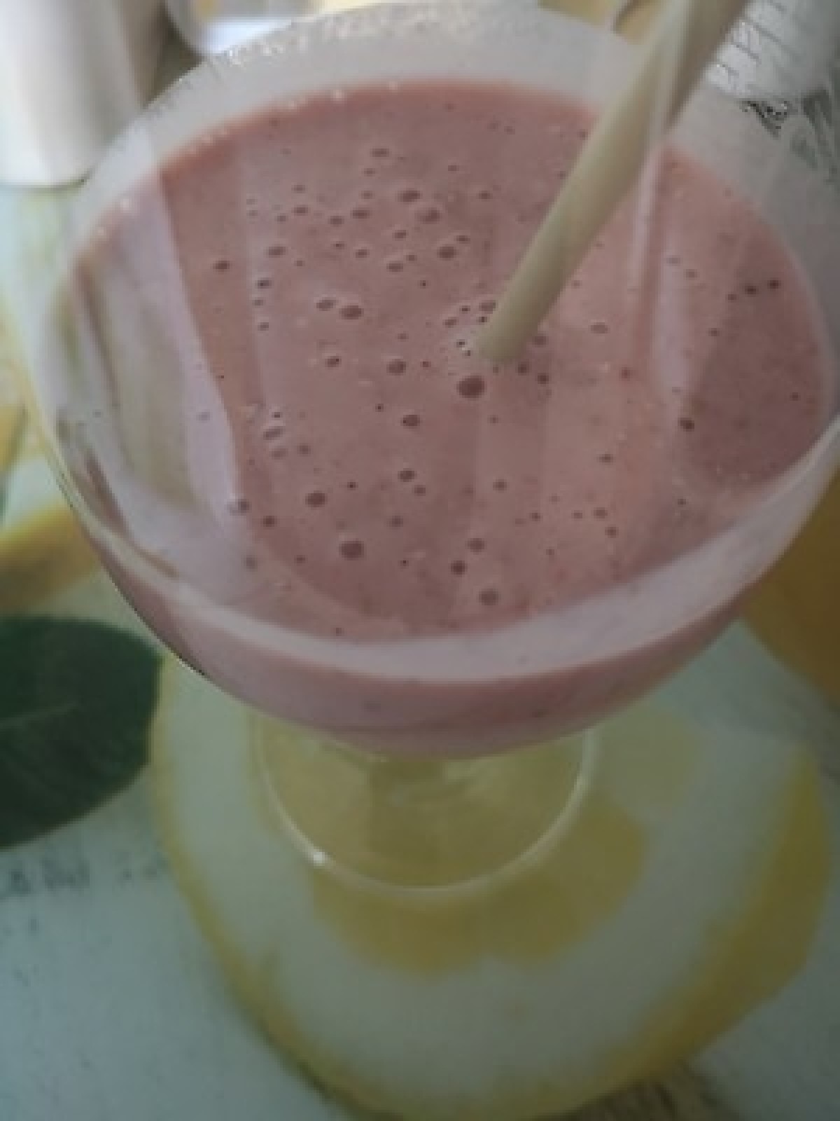 Przepis na Krem bananowo-truskawkowy