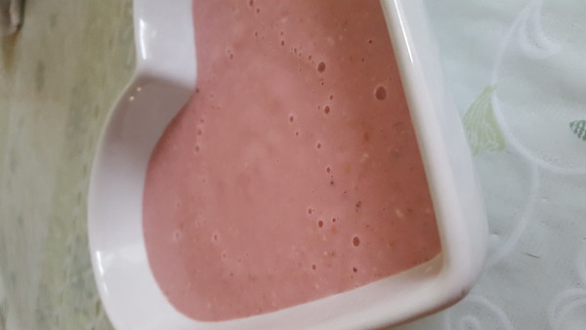 Przepis na Krem bananowo-truskawkowy