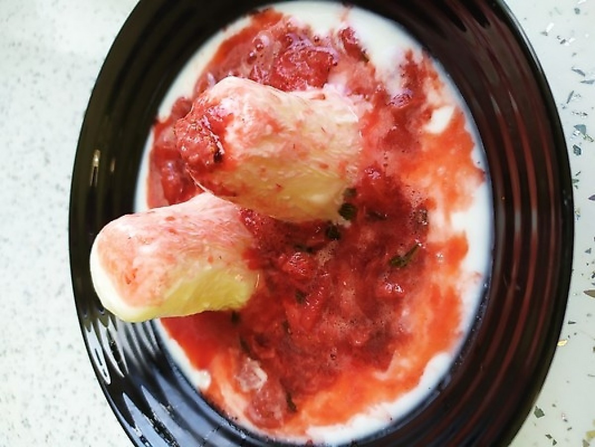 Przepis na Mrożony jogurt z truskawkami