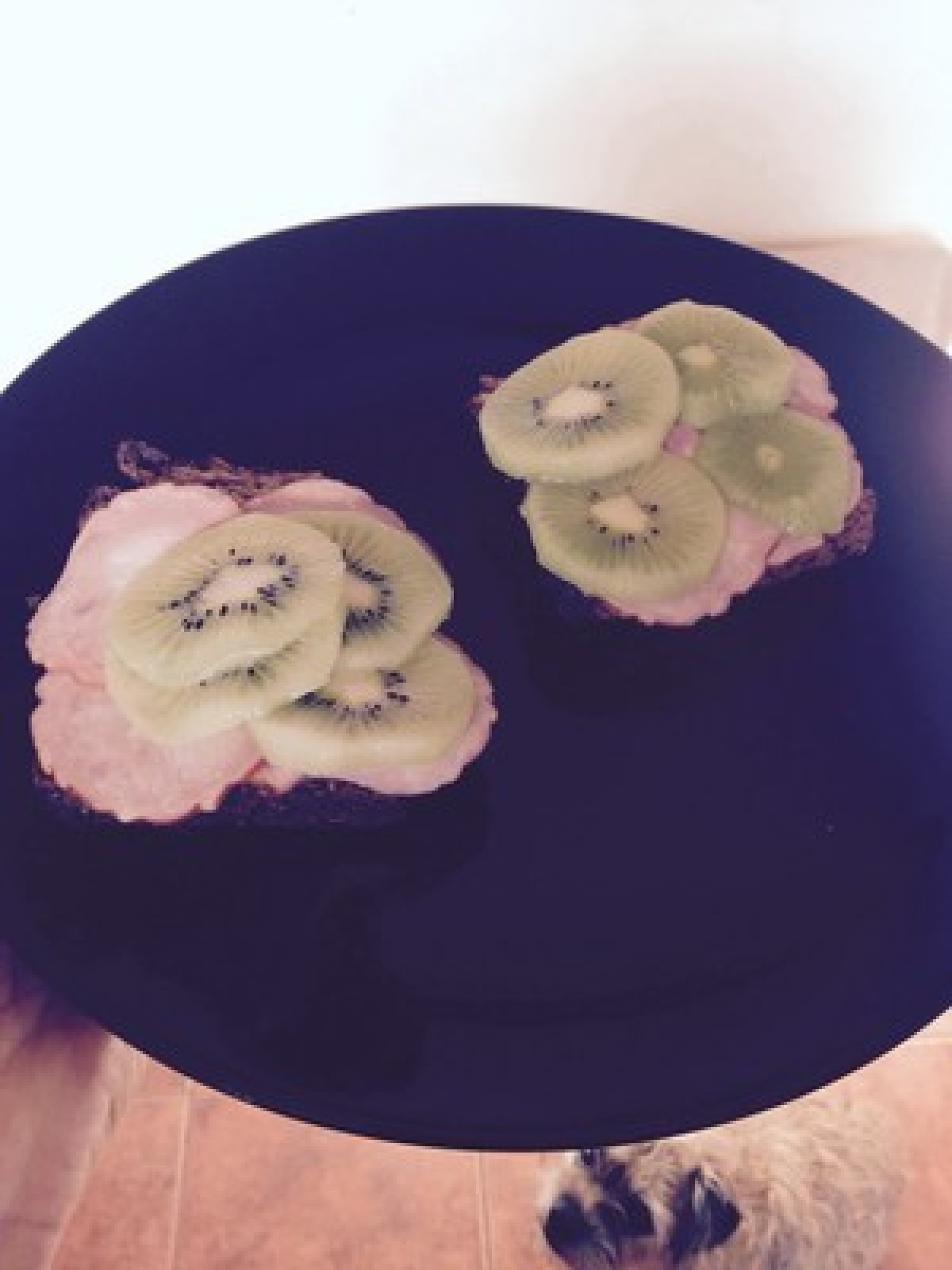 Przepis na Kanapka z szynką i kiwi