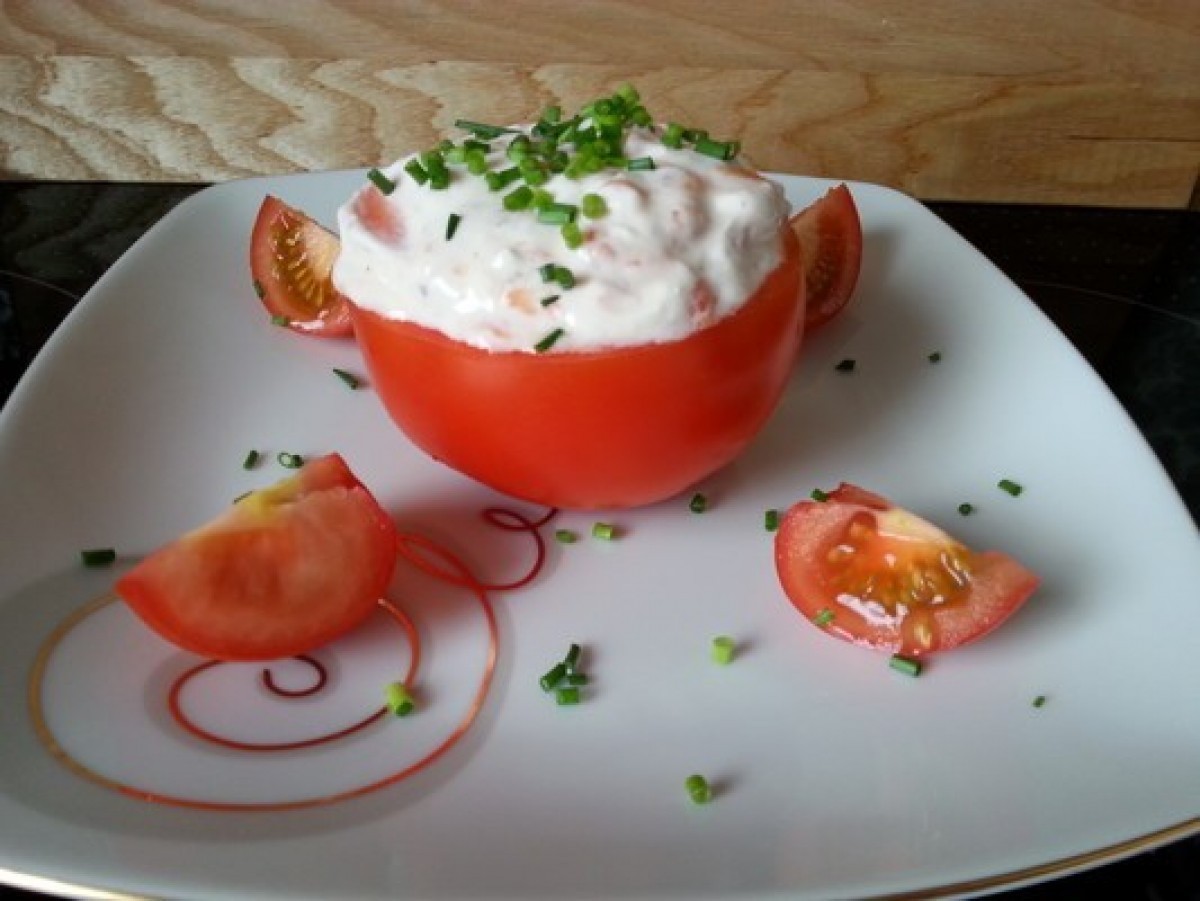 Przepis na Pomidory faszerowane twarożkiem