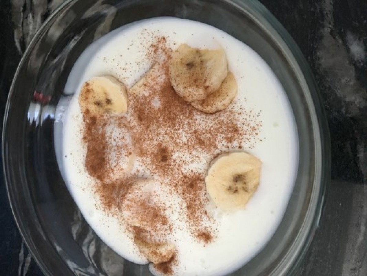 Przepis na Kefir z bananem i cynamonem