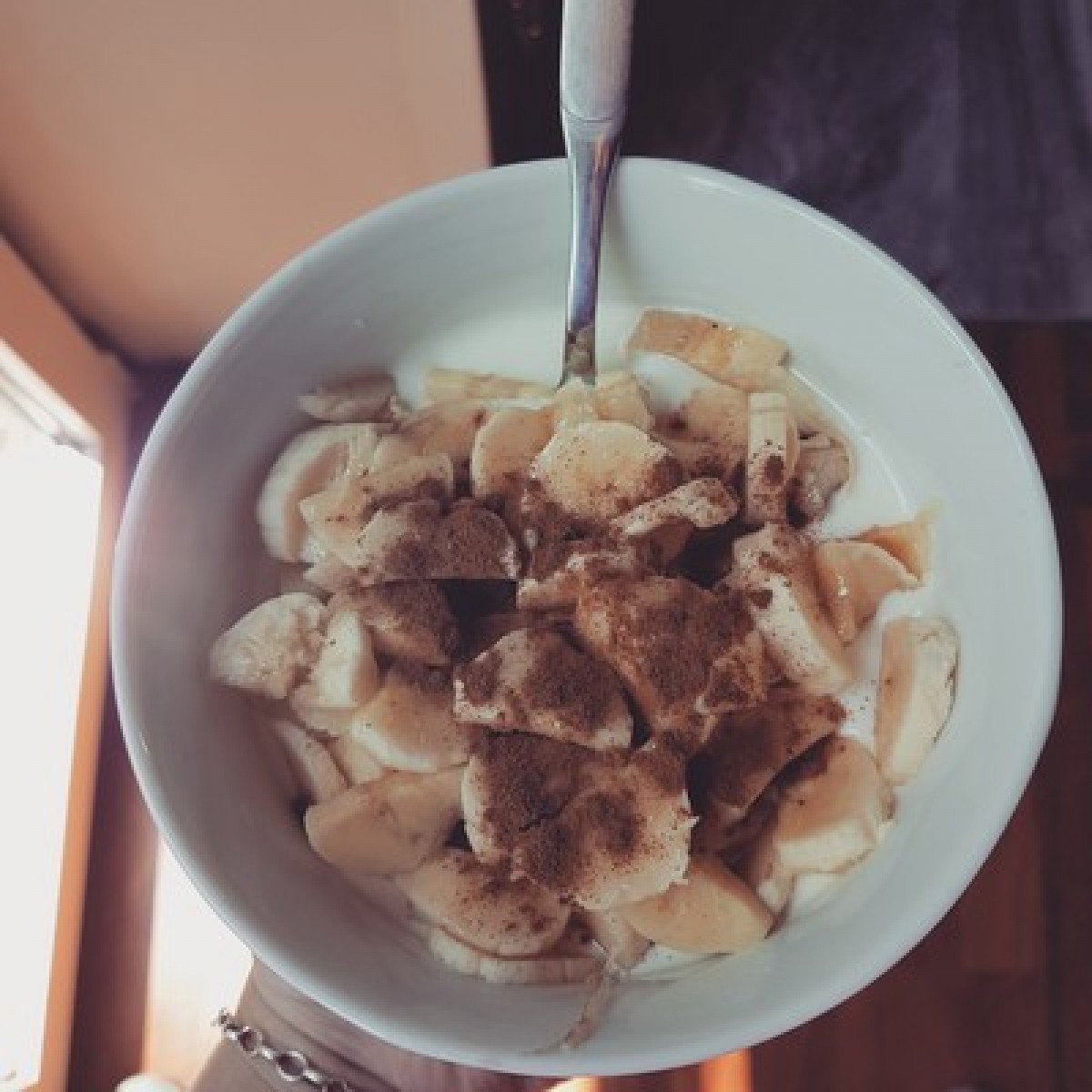 Przepis na Kefir z bananem i cynamonem