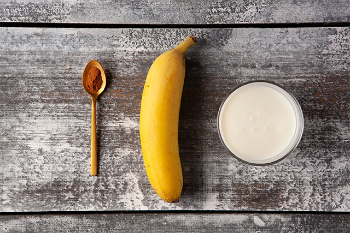 Przepis na Kefir z bananem i cynamonem