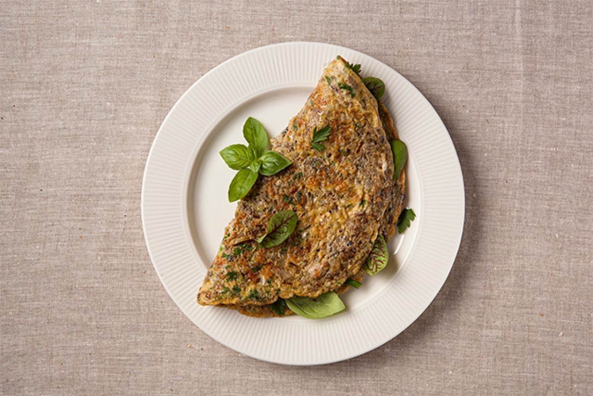 Omlet pieczarkowy