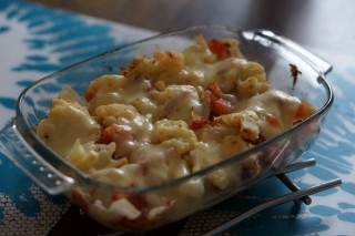 Zapiekanka z kalafiora z mozzarellą