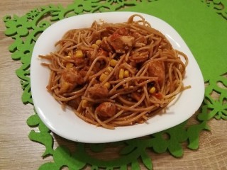Spaghetti z kurczakiem