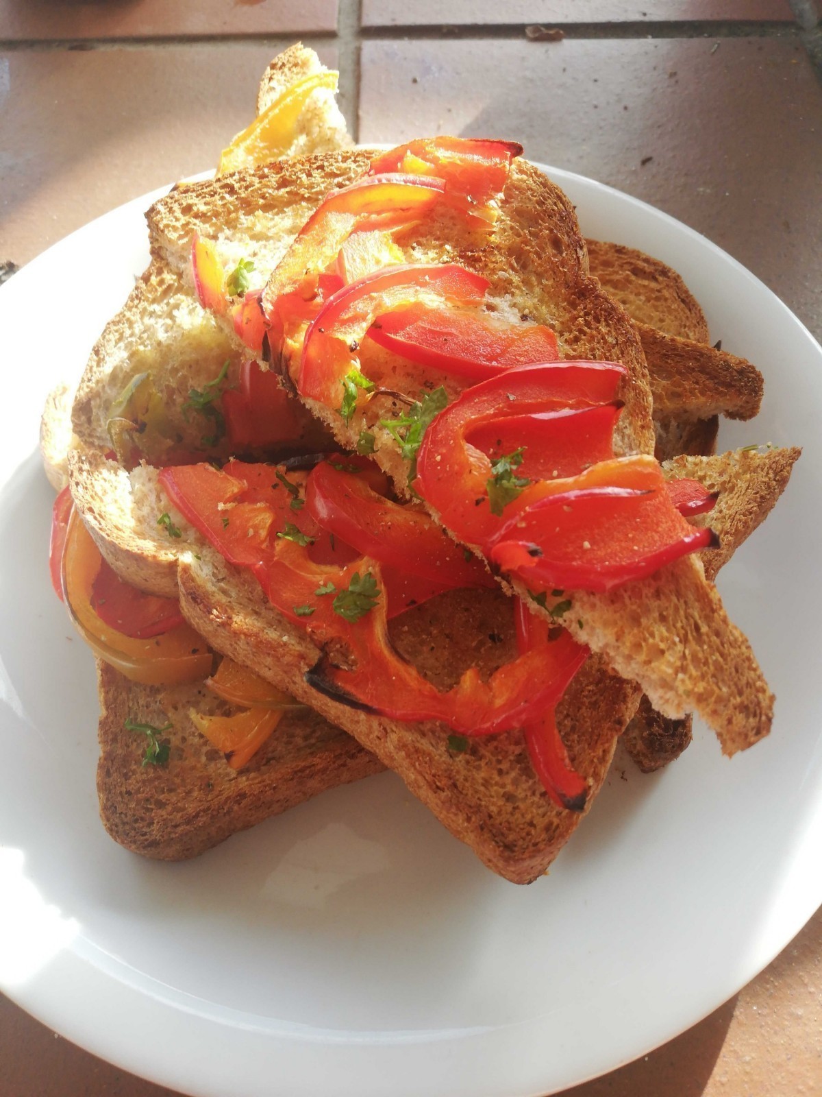 Przepis na Bruschetta z papryką