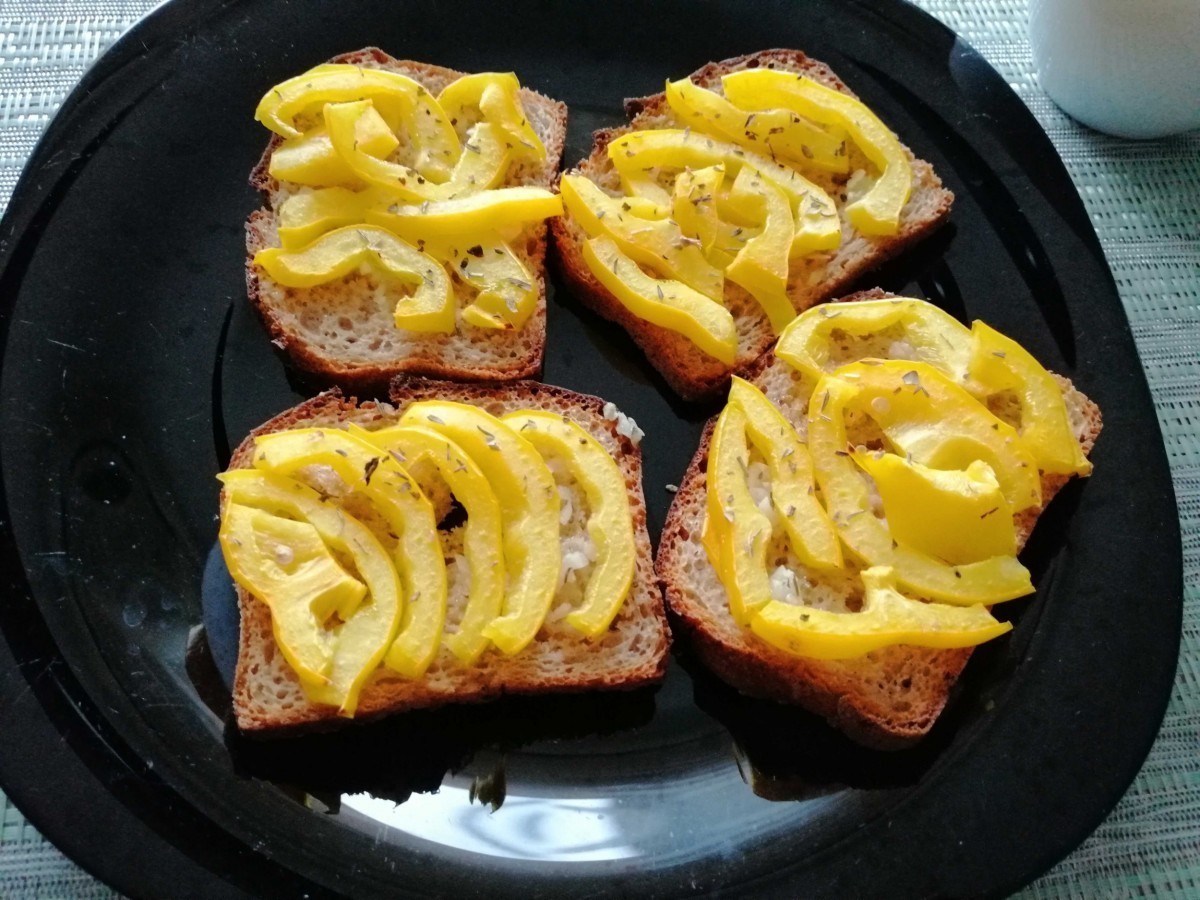 Przepis na Bruschetta z papryką