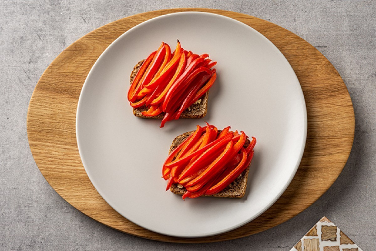 Przepis na Bruschetta z papryką