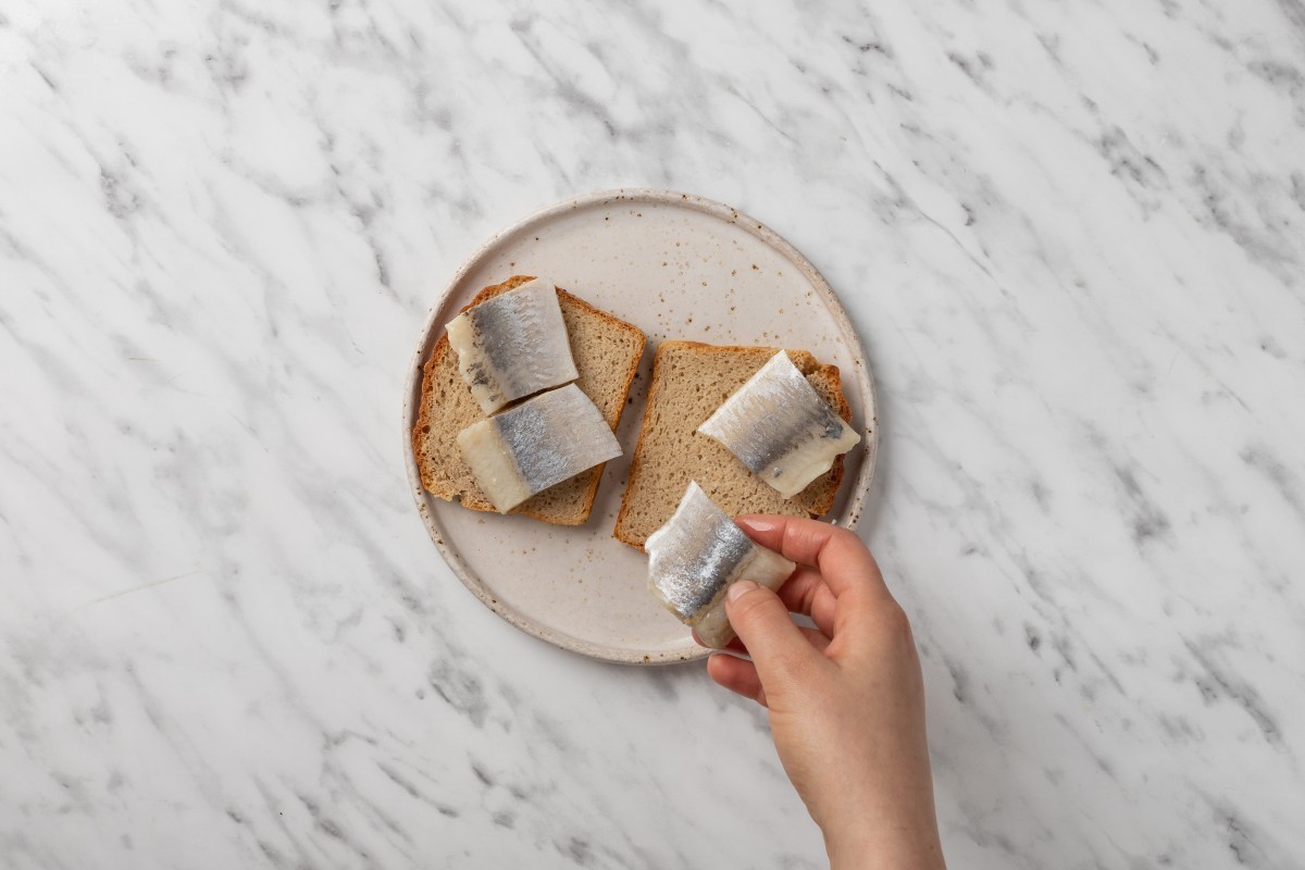 Recept voor Boterham met haring