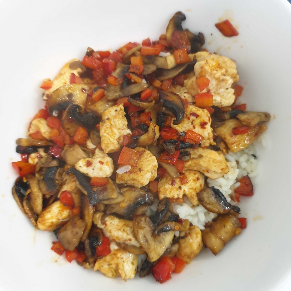 Risotto z pieczarkami