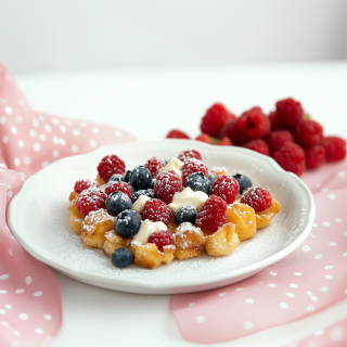 Keizer omelet met fruit en skyr