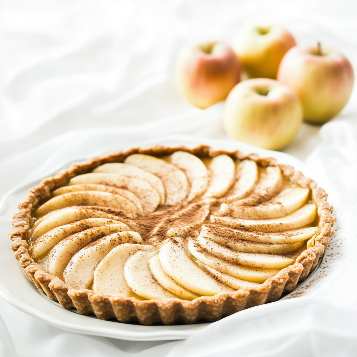 Gâteau façon Tarte aux Pommes à la Cannelle