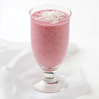 Skyr Smoothie with Mango and Raspberries