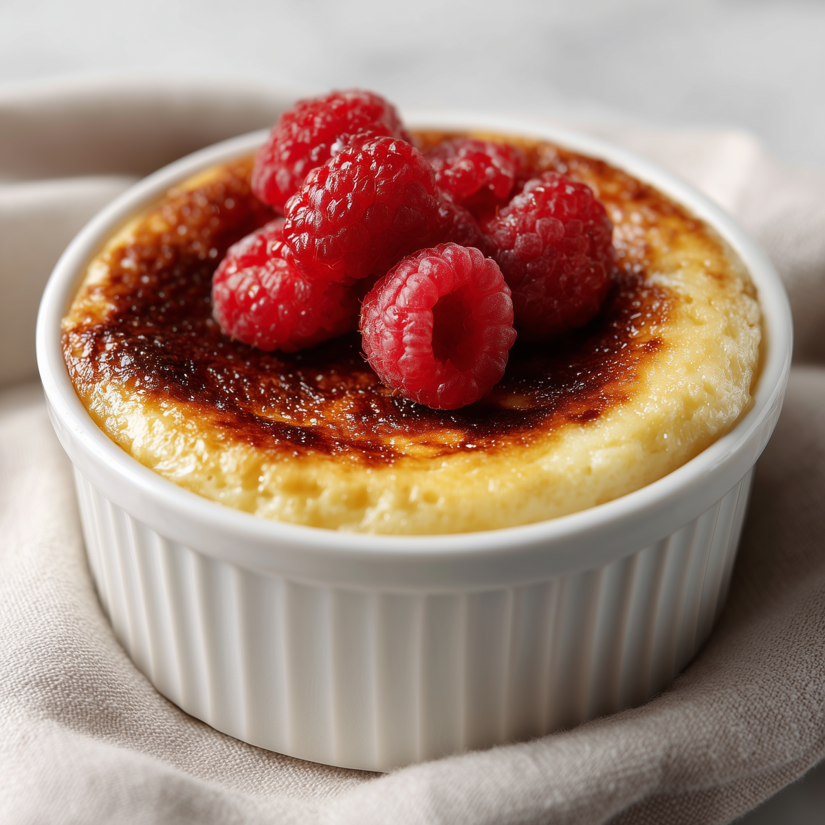 Mini-Baskischer Käsekuchen